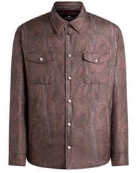 Etro - Paisley Overshirt - Lyst