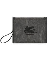 ETRO ARNICA S POUCH ペイズリー ARNICA POUCH WITH PEGASO DETAIL | Pouches | ETRO