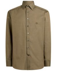 Etro - Shirt With Pegaso Embroidery - Lyst