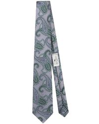 Etro - Krawatte Aus Seidenjacquard Mit Paisleymuster, Herren - Lyst