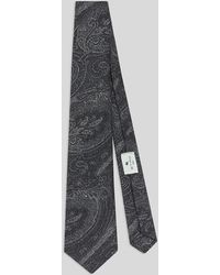 Etro - Silk Jacquard Tie With Arnica Motif - Lyst
