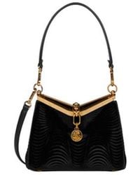 Etro - Small Velvet Vela Bag - Lyst