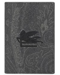 Etro - Essential Arnica Passport Case With Pegaso - Lyst