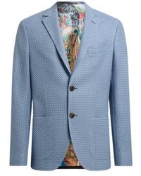 Etro - Cotton Jersey Blazer - Lyst
