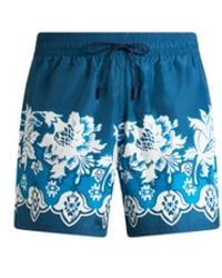 Etro - Swimsuit With Placed Floral Print - Lyst