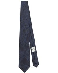 Etro - Silk Jacquard Tie With Paisley Motif - Lyst