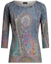 Etro - Pull Paisley En Soie Et Cachemire, Femme, Taille - Lyst