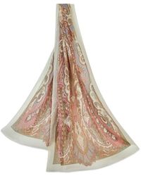 Etro - Printed Silk Scarf, Damen - Lyst