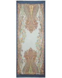 Etro - Printed Cashmere Scarf - Lyst