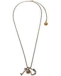 Etro - Three-Charm Necklace - Lyst