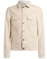 Etro - Jacquard Denim Jacket With Leafy Paisley Motif - Lyst