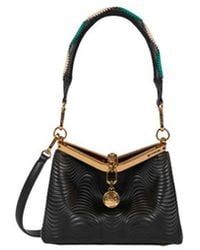 Etro - Borsa Vela Piccola Con Motivo Ondulato, Donna - Lyst