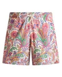 Etro - Floral Paisley Swim Shorts - Lyst