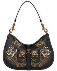 Etro - Medium Leather Pony Bag With Paisley Studs - Lyst