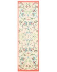 Etro - Cotton And Silk Scarf With Floral Motif - Lyst