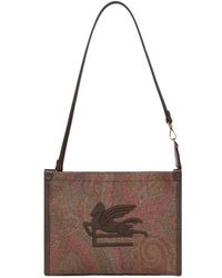 Etro - Arnica Pouch With Pegaso Detail - Lyst