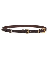 Etro - Leather Belt With Buckles - Lyst