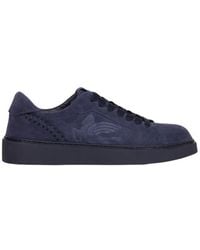 Etro - Suede Sneakers - Lyst
