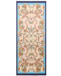 Etro - Modal And Cashmere Scarf With Paisley Foliage Motif - Lyst