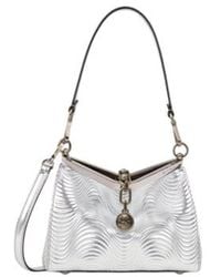 Etro - Small Metallic Leather Vela Bag - Lyst