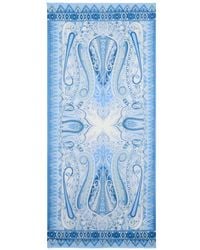 Etro - Floral Paisley Scarf - Lyst