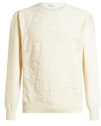 Etro - Textured Cotton Sweater - Lyst