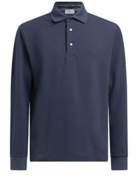 Etro - Cotton Polo With Pegaso Logo - Lyst
