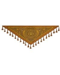 Etro - Silk Bandana With Jewel Fringing And Symmetrical Motif - Lyst
