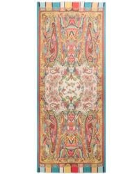 Etro - Cashmere, Silk And Wool Scarf With Paisley Foliage Motif - Lyst