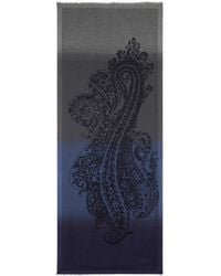 Etro - Sciarpa Jacquard Con Disegno Paisley Piazzato, Uomo - Lyst