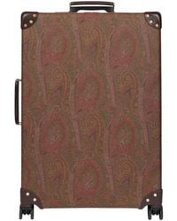 Etro - X Globe-Trotter Arnica And Leather Check-In Case - Lyst