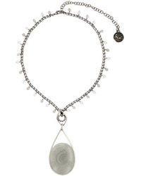 Etro - Collier À Pendentif Camée, Femme - Lyst