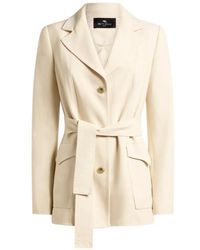 Etro - Field Jacket With Belt - Lyst