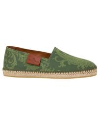 Etro - Canvas Espadrilles With Paisley Motif - Lyst
