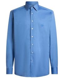 Etro - Shirt With Pegaso Embroidery - Lyst