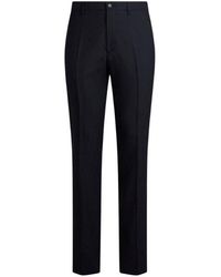 Etro - Wool Jacquard Trousers With Animal Motif - Lyst