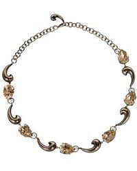 Etro - Necklace With Mini Paisleys And Crystals - Lyst