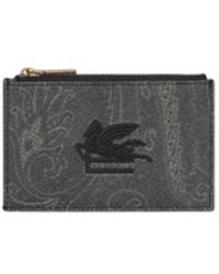 Etro - Arnica Card Holder With Pegaso Detail - Lyst