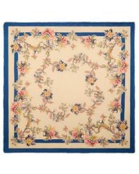 Etro - Modal And Cashmere Jacquard Shawl With Floral Motif - Lyst