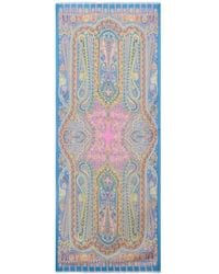 Etro - Sciarpa Con Motivo Paisley Floreale, Donna - Lyst