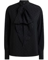 Etro - Silk-Blend Jacquard Shirt With Silk Scarf And Paisley Motif - Lyst