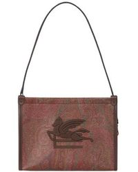 Etro - Arnica Pouch With Pegaso Detail - Lyst