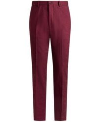 Etro - Cotton Jacquard Trousers - Lyst