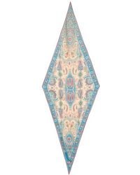 Etro - Silk Scarf With Floral And Leafy Paisley Motif - Lyst