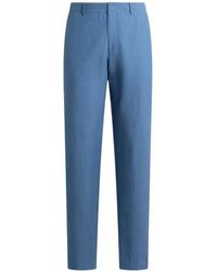 Etro - Regular-Fit Silk-Blend Trousers - Lyst