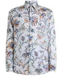 Etro - Floral Cotton Muslin Shirt - Lyst