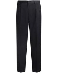 Etro - Carrot-Leg Wool Trousers - Lyst