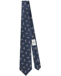 Etro - Silk Jacquard Tie With Micro Motif And Paisleys - Lyst