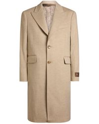 Etro - Single-Breasted Wool And Cashmere Jacquard Coat With Paisley Motif - Lyst
