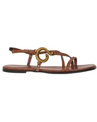 Etro - Low Sandals With Paisley Detail - Lyst